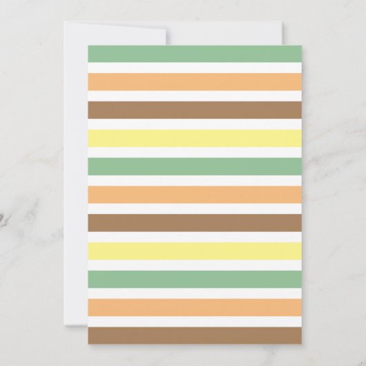 Wild One - Hartelijk dank voor Safari-dieren Kaart (Achterkant)