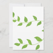 Wild One Illustration Birthday Invitation Kaart (Achterkant)