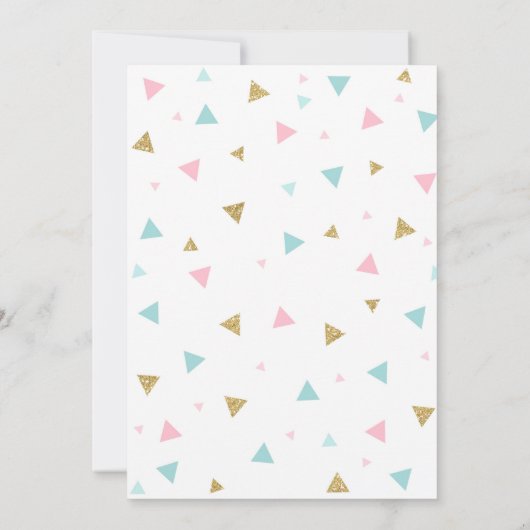 Wild One Invitation Boho Feather Wild One Party Kaart (Achterkant)