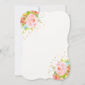 Wild One Invitation Girl Boho Dreamcatcher Party Kaart (Achterkant)