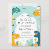 Wild One is On The Way en baby shower Kaart (Voorkant)