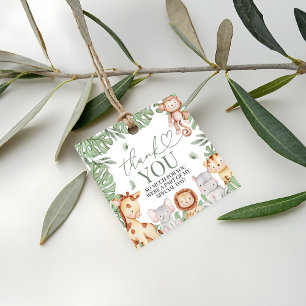 Wild One Jungle Bedankkaart Bedankjes Labels
