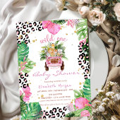 Wild One Jungle Dieren Baby Shower Kaart
