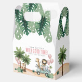 Wild One Jungle Safari 1st Birthday Party Bedankdoosjes (Geopend)