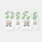 Wild One Jungle Safari Birthday for Boys Bedankdoosjes (Uitgevouwen)