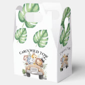 Wild One Jungle Safari Birthday for Boys Bedankdoosjes (Geopend)