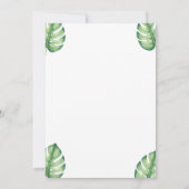 Wild One Jungle Safari Birthday for Boys Bedankkaart (Achterkant)