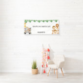 Wild One Jungle Safari Birthday for Boys Spandoek (Insitu)