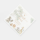 Wild One Jungle Safari Servetten (Hoek)