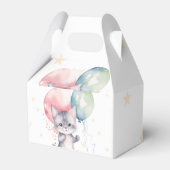 Wild One kitten ballonnen 1e verjaardagsfeestje Bedankdoosjes (Achterkant)