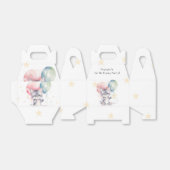 Wild One kitten ballonnen 1e verjaardagsfeestje Bedankdoosjes (Uitgevouwen)