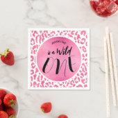 Wild One Leopard Oerwoud Safari 1ste verjaardag Servet (Insitu)