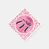 Wild One Leopard Oerwoud Safari 1ste verjaardag Servet (Hoek)