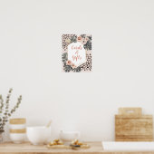 Wild One Leopard Print Girl's Verjaardagskaarten C (Keuken)