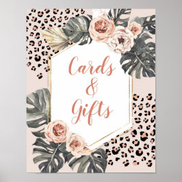 Wild One Leopard Print Girl's Verjaardagskaarten C