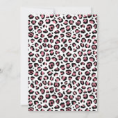 Wild One Leopard Print Safari 1e verjaardag Kaart (Achterkant)