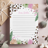 Wild One Leopard Time Capsule Note Bericht Kaart