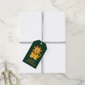 Wild One Lion Birthday Party Oerwoud Safari Favor Cadeaulabel (Met Touw)