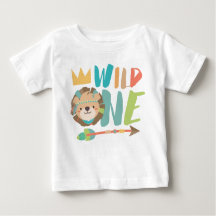 Wild One Lion en Pijl | Boho | Een jaar oud
