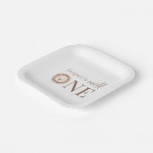 Wild One Lion Face Papieren Bordje (Gebogen)