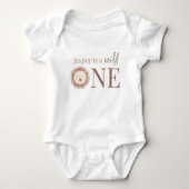Wild One Lion Face Romper (Voorkant)