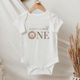Wild One Lion Face Romper