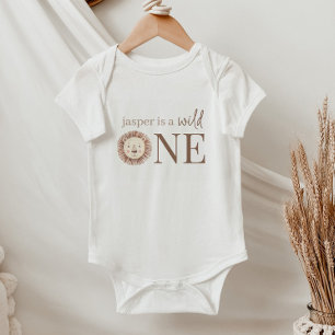 Wild One Lion Face Romper