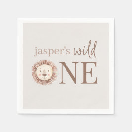 Wild One Lion Face Servet