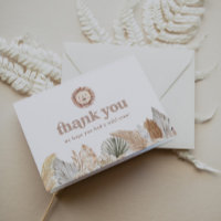 Wild One Lion Foto Dank u Kaart