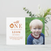 Wild One Lion Foto Kaart (Staand voorkant)