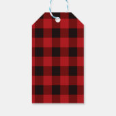 Wild One Little Beer Flannel Lumberjack Hartelijk  Cadeaulabel (Achterkant)