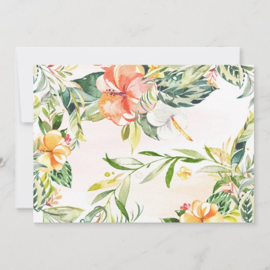 Wild One Lovely Safari Friends First Dag Kaart (Achterkant)