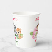 Wild ONE meisje 1e verjaardag Papieren Bekers (Rechts)