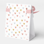 Wild One Muted Rainbow Girl's 1e verjaardag Bedankdoosjes (Achterkant)