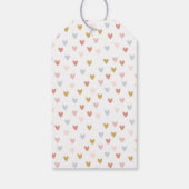 Wild One Muted Rainbow Girl's 1e verjaardag Cadeaulabel (Achterkant)