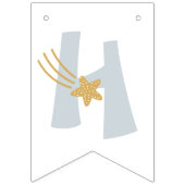 Wild One Muted Rainbow Girl's 1e verjaardag Vlaggetjes (Tweede vlag)