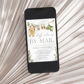 Wild One | Neutral Boho Safari Baby shower per pos Kaart