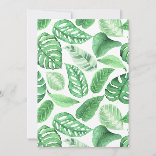 Wild One Neutral Celebration - Safari avontuur! Kaart (Achterkant)