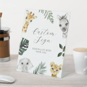 Wild One Oerwoud aangepaste tekst teken Reclamebord Met Voetstuk (Insitu)