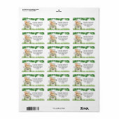 Wild One Oerwoud Adresetiketten Etiket (Full Sheet)