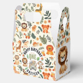 Wild One Oerwoud Adventure 1e verjaardag Bedankdoosjes (Geopend)