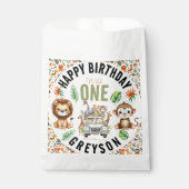 Wild One Oerwoud Adventure 1e verjaardag Bedankzakje (Voorkant)