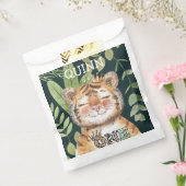 Wild One Oerwoud Animals Safari 1st Birthday Bedankzakje (Gezegeld)