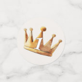 Wild One Oerwoud Animals Safari 1st Birthday Confetti (Kleine voorkant)