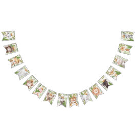 Wild One Oerwoud Animals Safari 1st Birthday Vlaggetjes