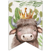 Wild One Oerwoud Animals Safari 1st Birthday Vlaggetjes (Tweede vlag)