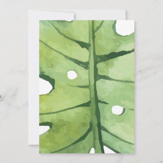 Wild One Oerwoud Animals Tropical Boy Birthday Kaart (Achterkant)