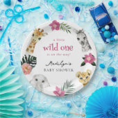 Wild One Oerwoud Baby shower Papieren Bordje (Feest)