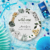 Wild One Oerwoud Baby shower Papieren Bordje (Feest)