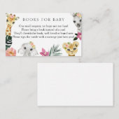 Wild One Oerwoud Boeken voor Baby Informatiekaartje (Voorkant / Achterkant)